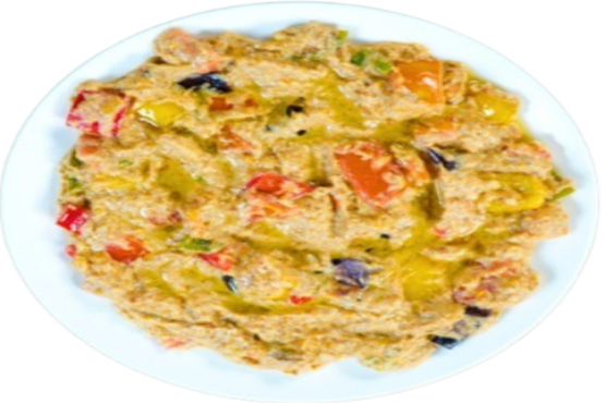 سلطة اسود - باذنجان